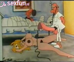 Cartoon seks in het ziekenhuis