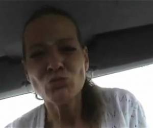 German buckles whiteh small hangtitss is almost naked in the car. she is very horny become of the good weather. she has the car on the side of the road put, and glides whiteh her wet pussy so on the way back.